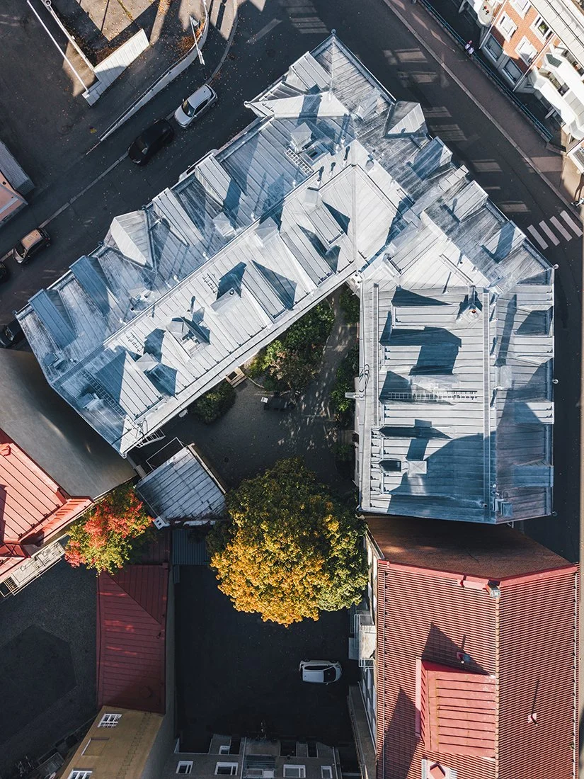 Dronekuvia Juhannuskylästä