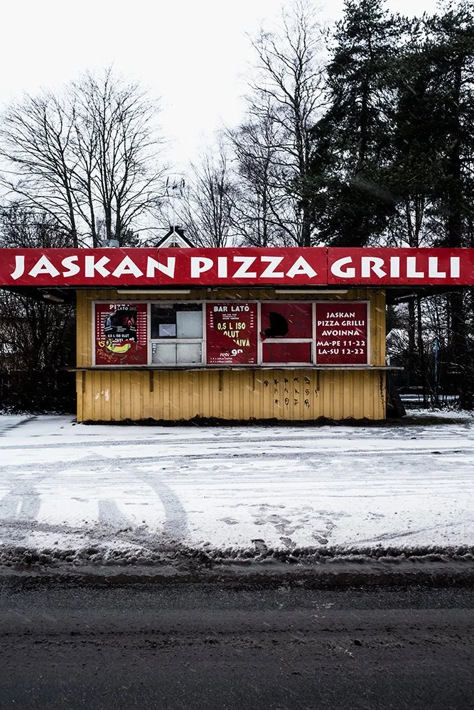 Valokuvia Lamminpäästä. Jaskan pizza grilli