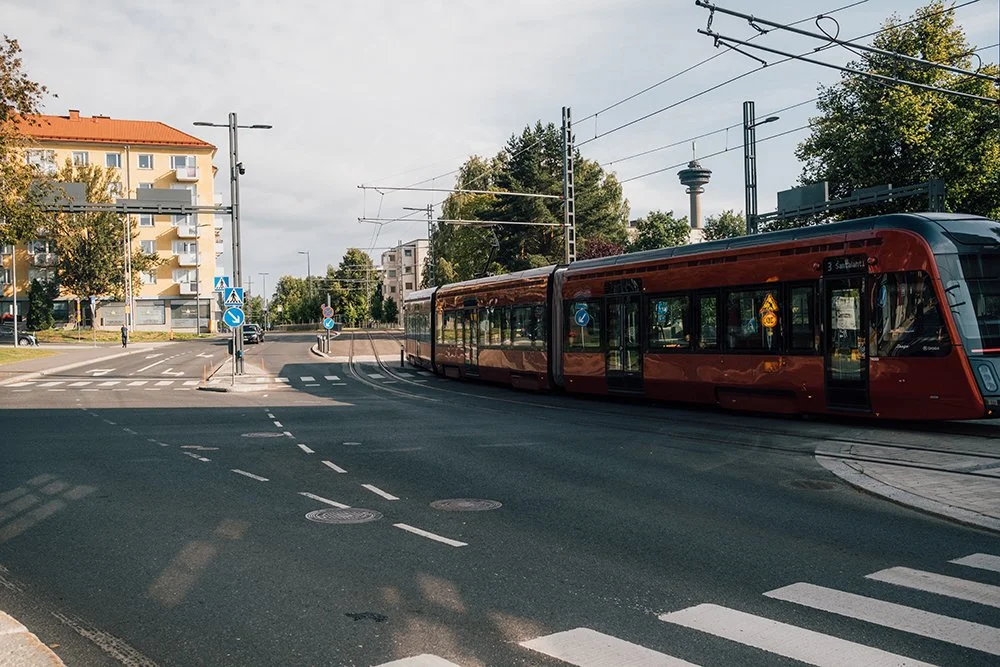Ratikka Sepänkadulla Amurissa