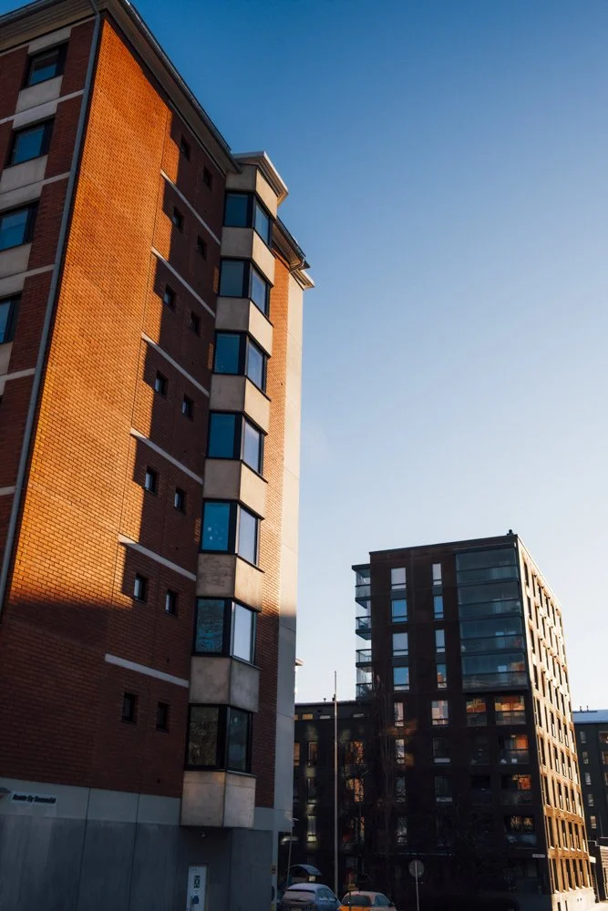 Valokuvia Pinninkadulta. Tampereen Tammela