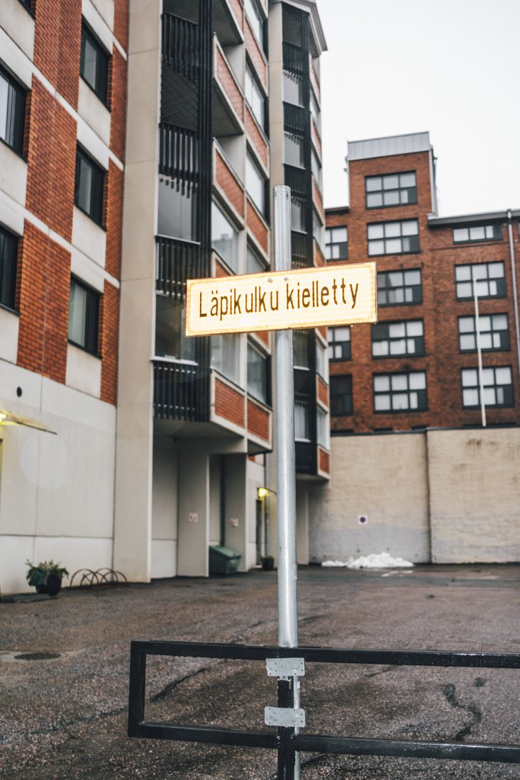 Sisäpiha Tammelassa