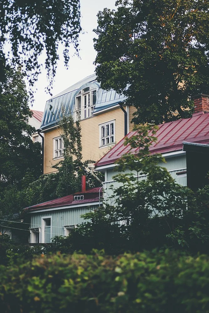 Kaunis Pispala. Puutaloja Rinnekadulla.