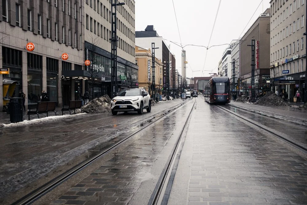 Pysäköinti pyörätiellä