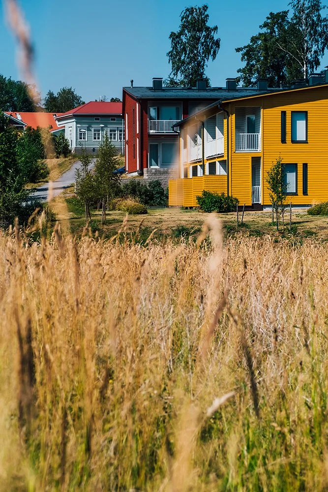 Valokuvia Niemenrannasta. Frisbeegolf rata