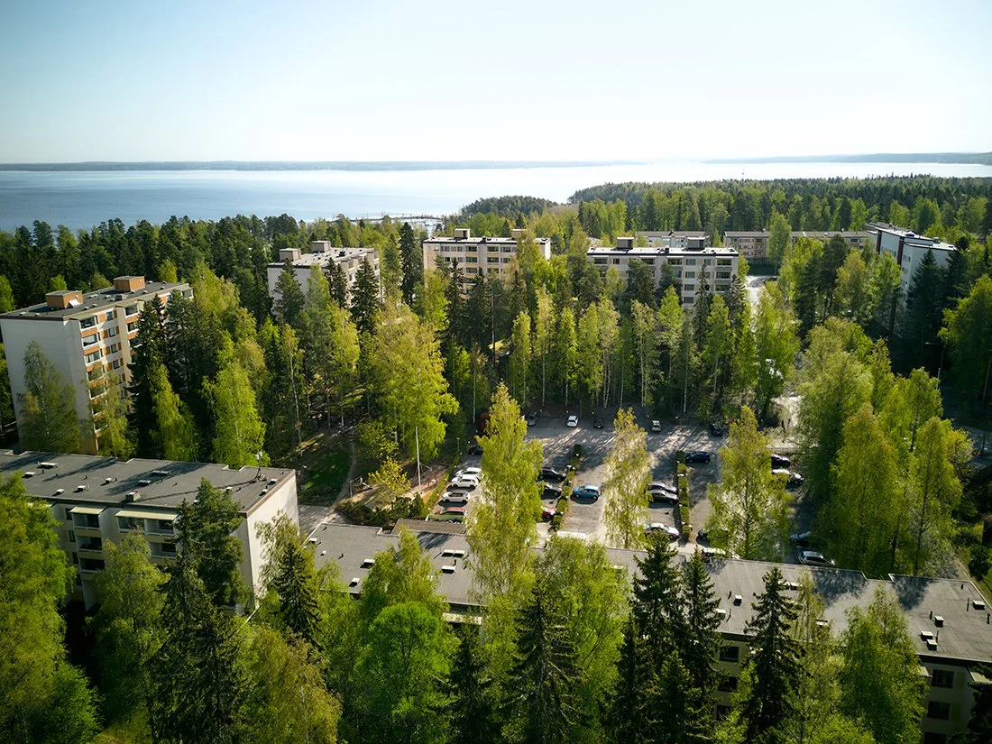 Dronekuva Lentävänniemestä