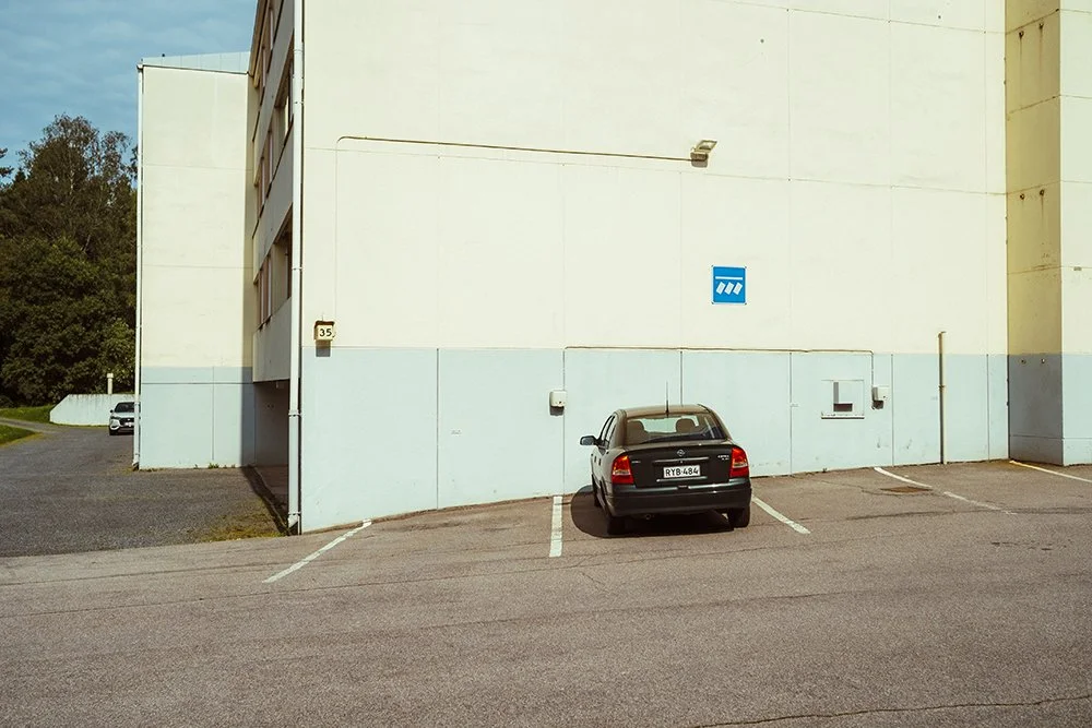 Parkkipaikka Lentävänniemessä