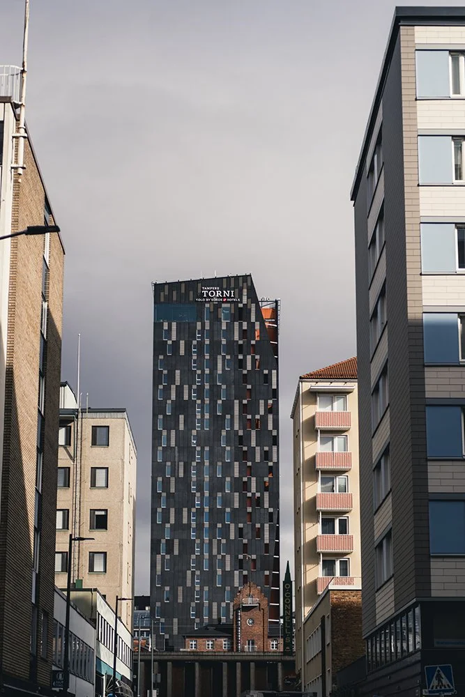 Otavalankatu Tampereella. Valokuva Tornihotellista