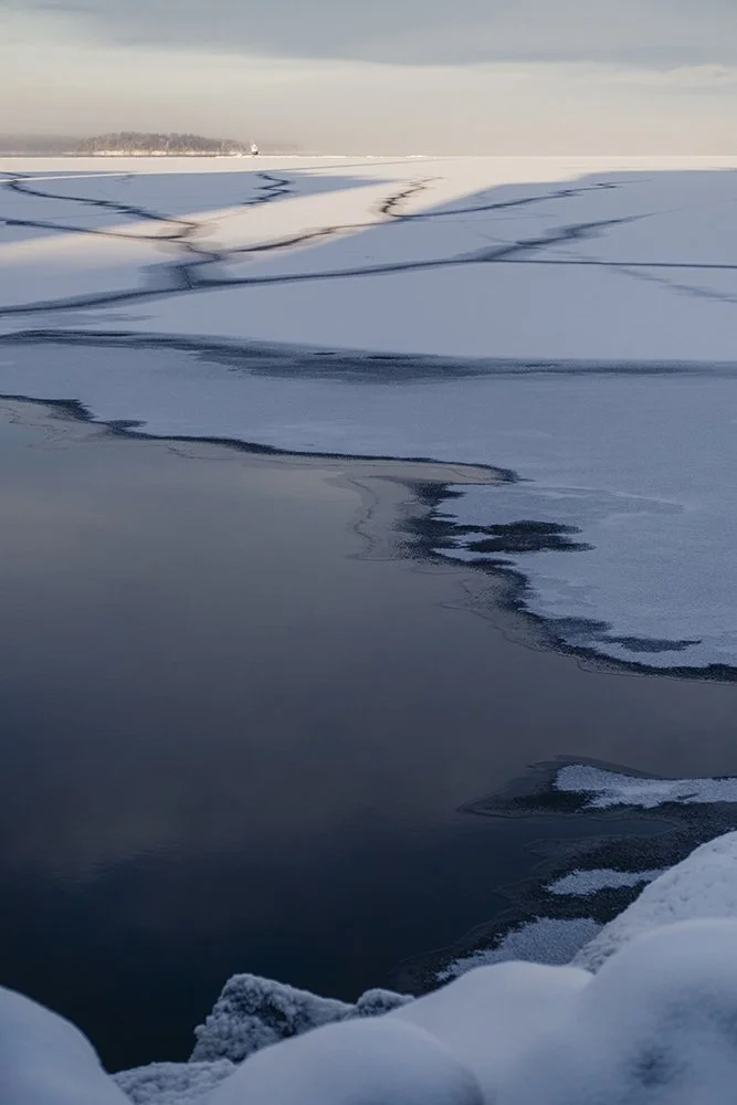 Jääkansi Näsijärvellä