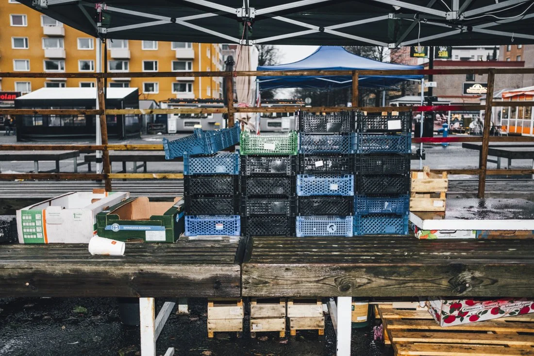 Tammelantori talvella