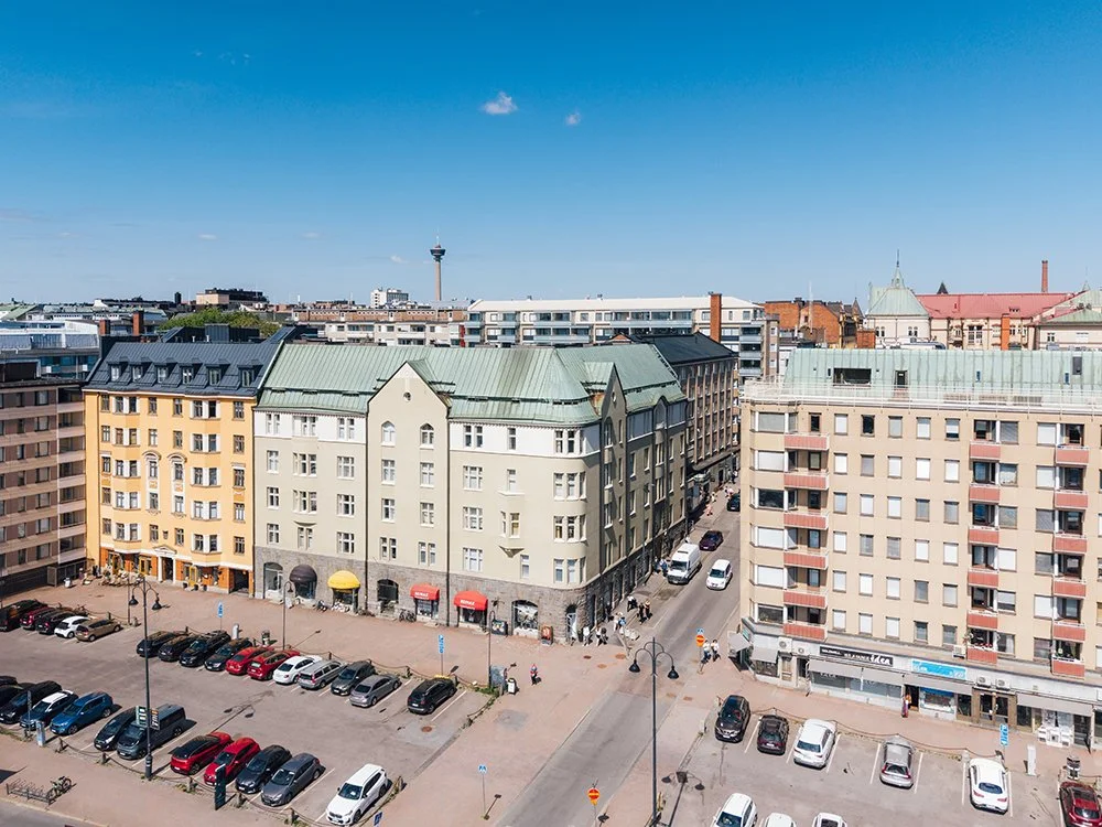 Valokuvia Laukonlinnasta Laukontorilla. Tampereen kauniit rakennukset