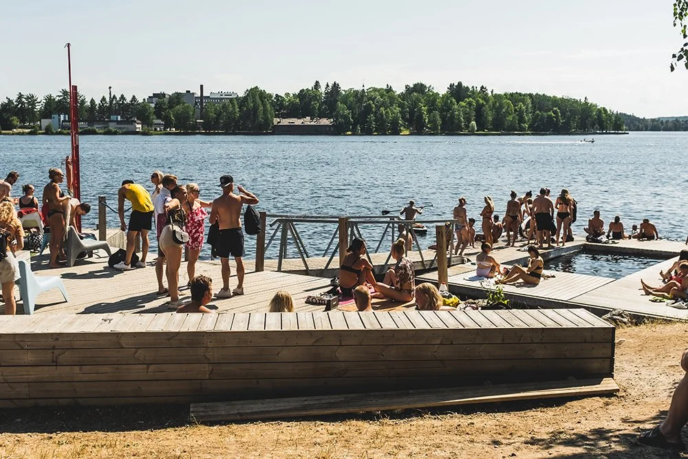 Etelä-puiston uimapaikka Kaakinmaalla