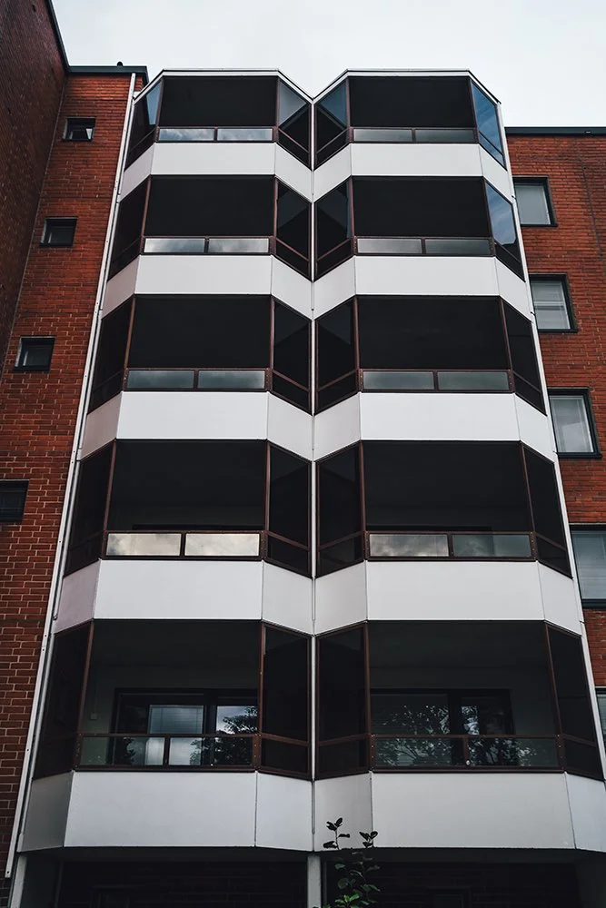 Parvekkeita Hervannassa