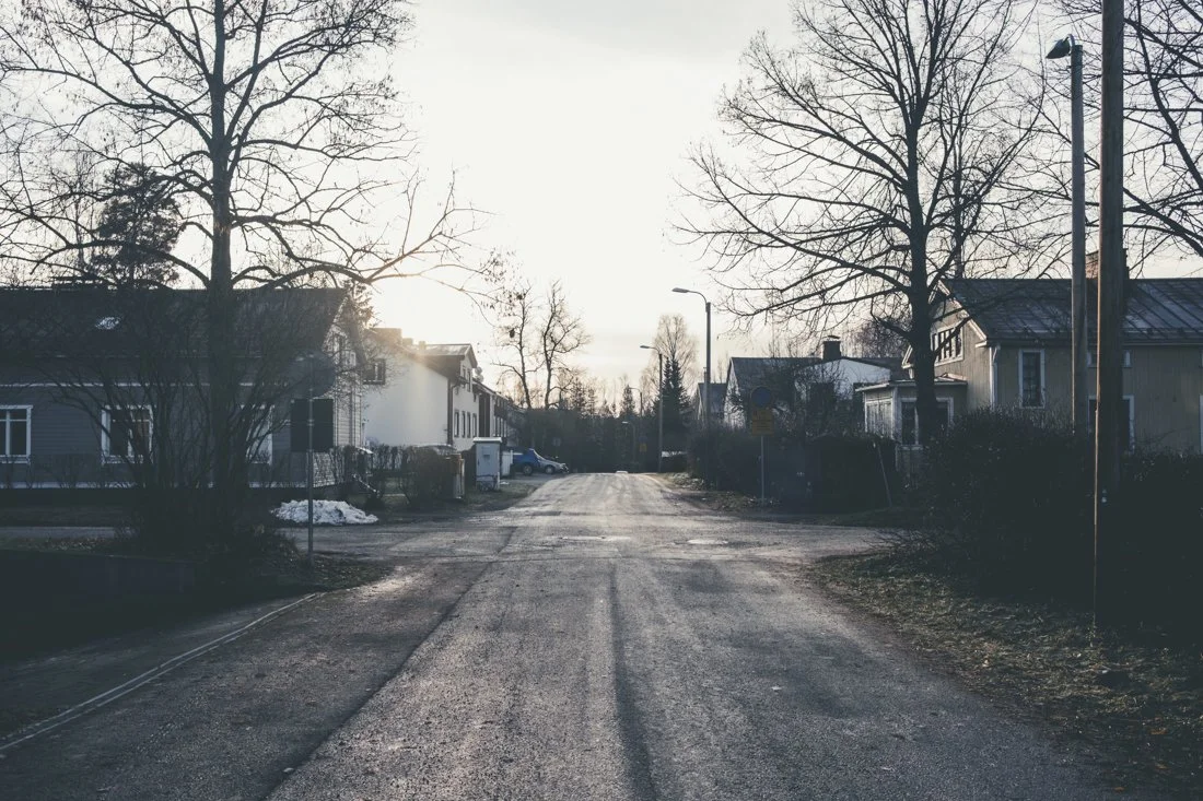 Valokuvia Reposuonkadulta Tampereelta