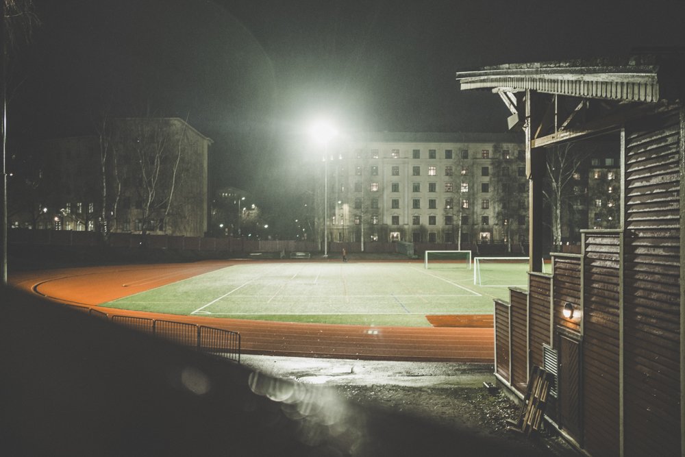 Valokuvia Pyynikin Urheilukentältä