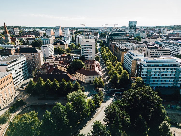 Ilmakuvia Tampereen Kyttälästä