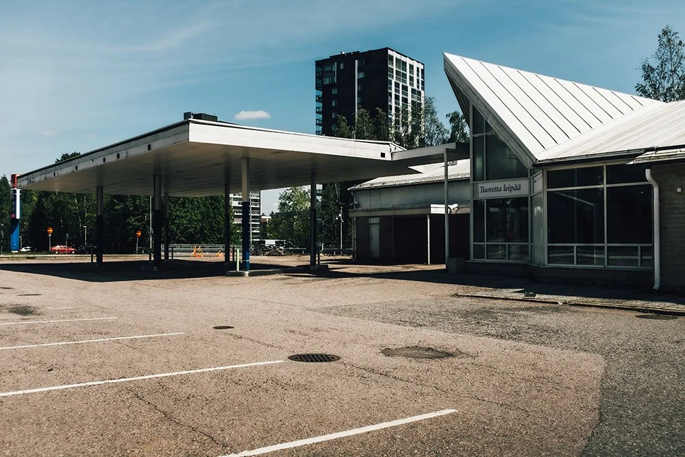 Hervannan vanha bensa-asema