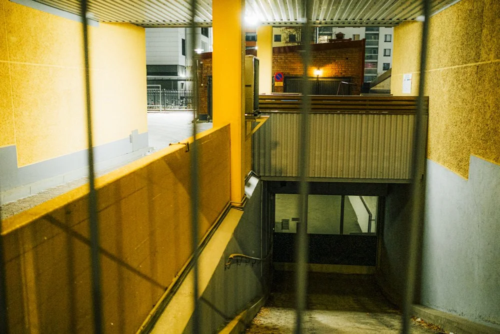 Porttikonki Tammelan puistokadulla