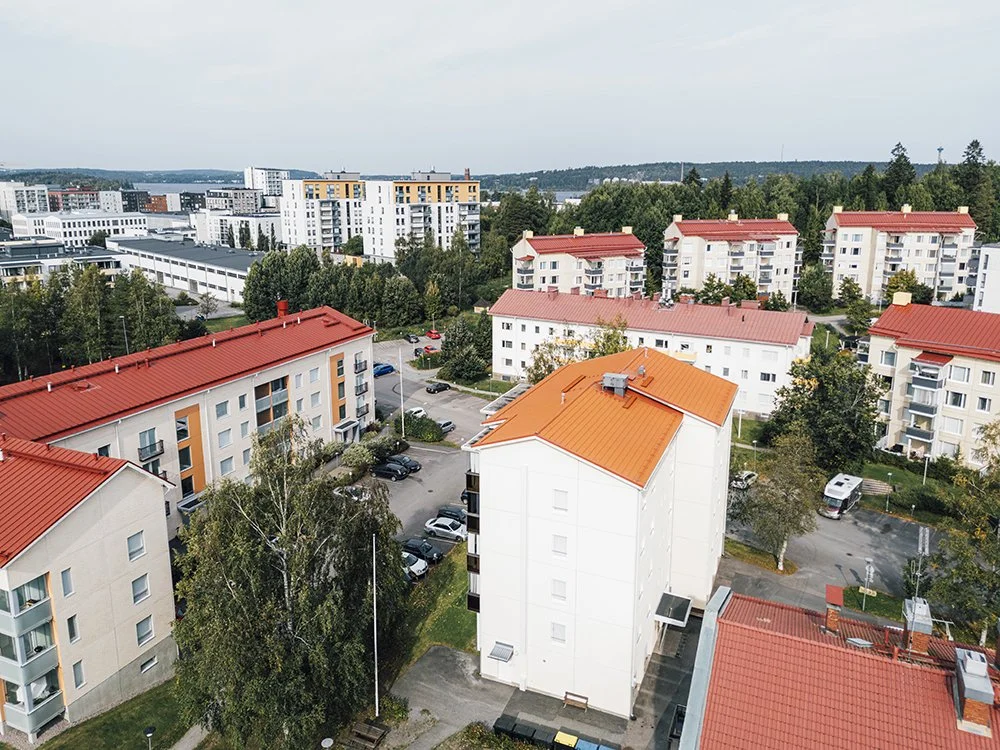 Ilmakuvia Tampereelta. Valokuvia Rantaperkiöstä