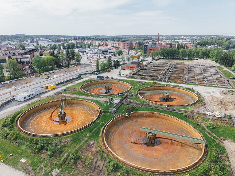 Valokuvia Hatanpäältä - Vedenpuhdistamo ilmasta