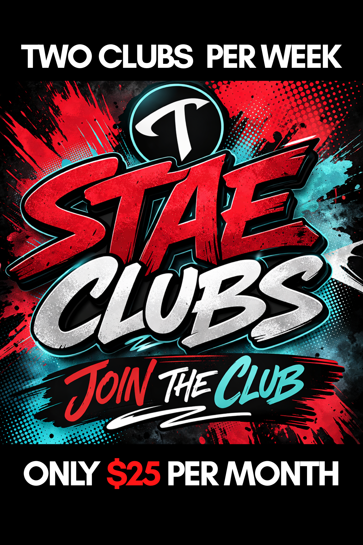 Two Clubs Per Week Membership