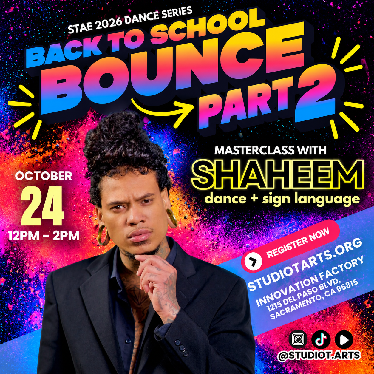 SATURDAY | Master Dance Class with Shaheem | Back to School Bounce PART 2