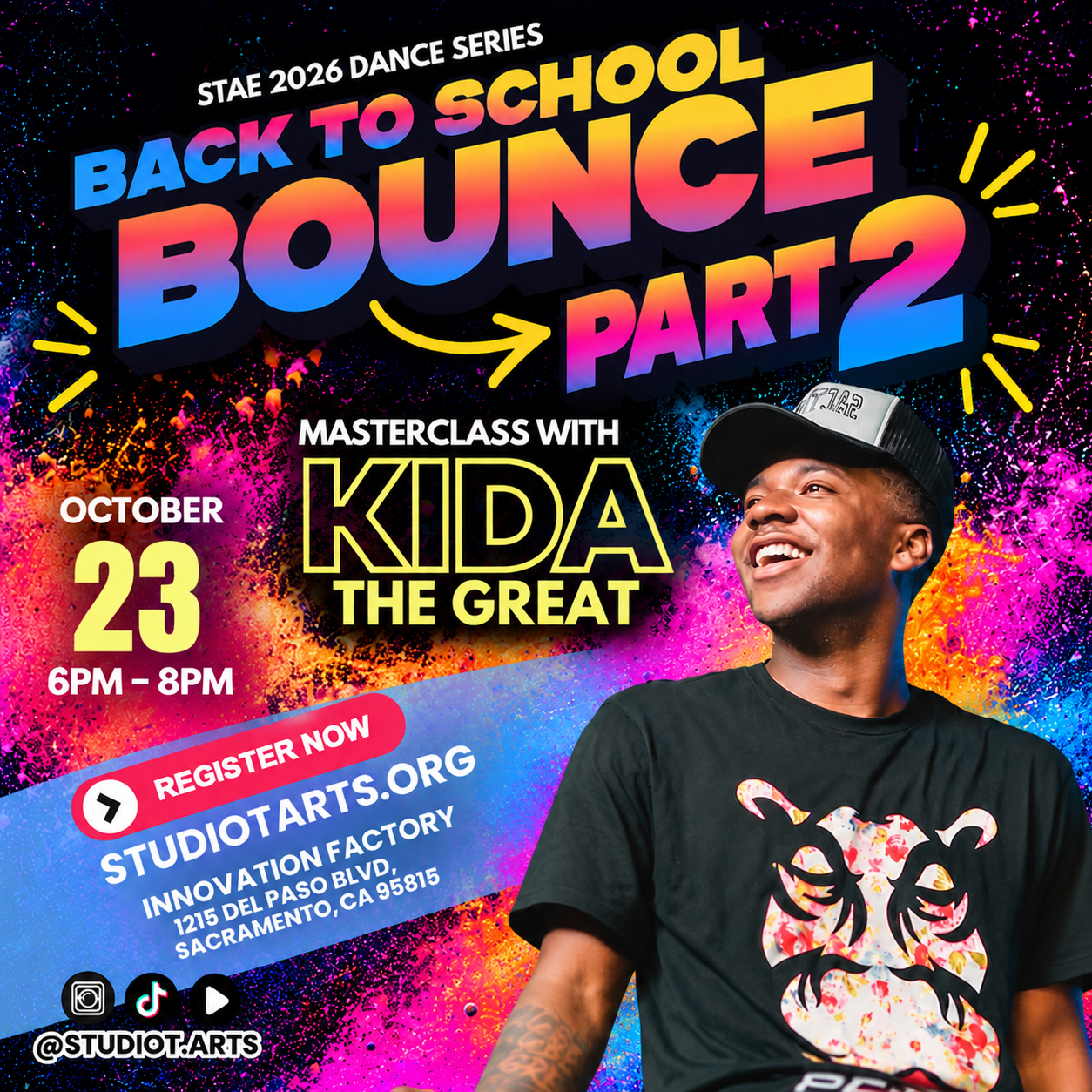 FRIDAY | Master Dance Class with Kida | Back to School Bounce PART 2