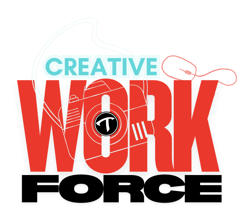 Creative Work Force logo representing workforce development and creative career training in Sacramento.