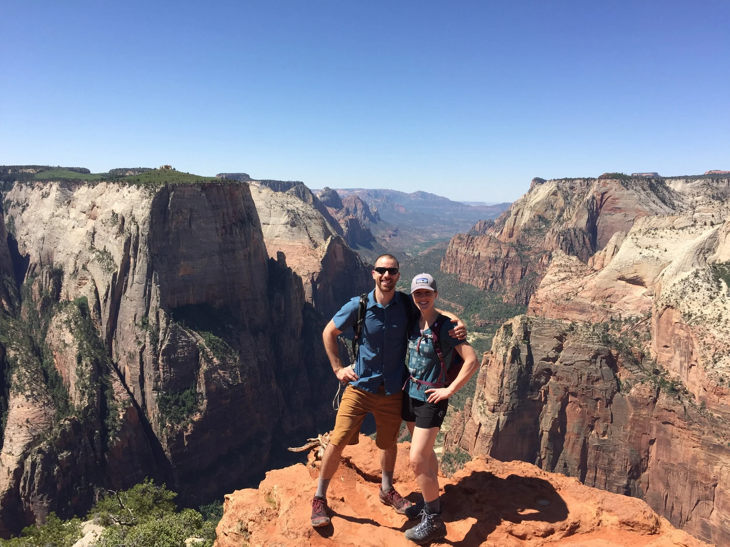 Trevor and Erica Crosta in Zion National Park