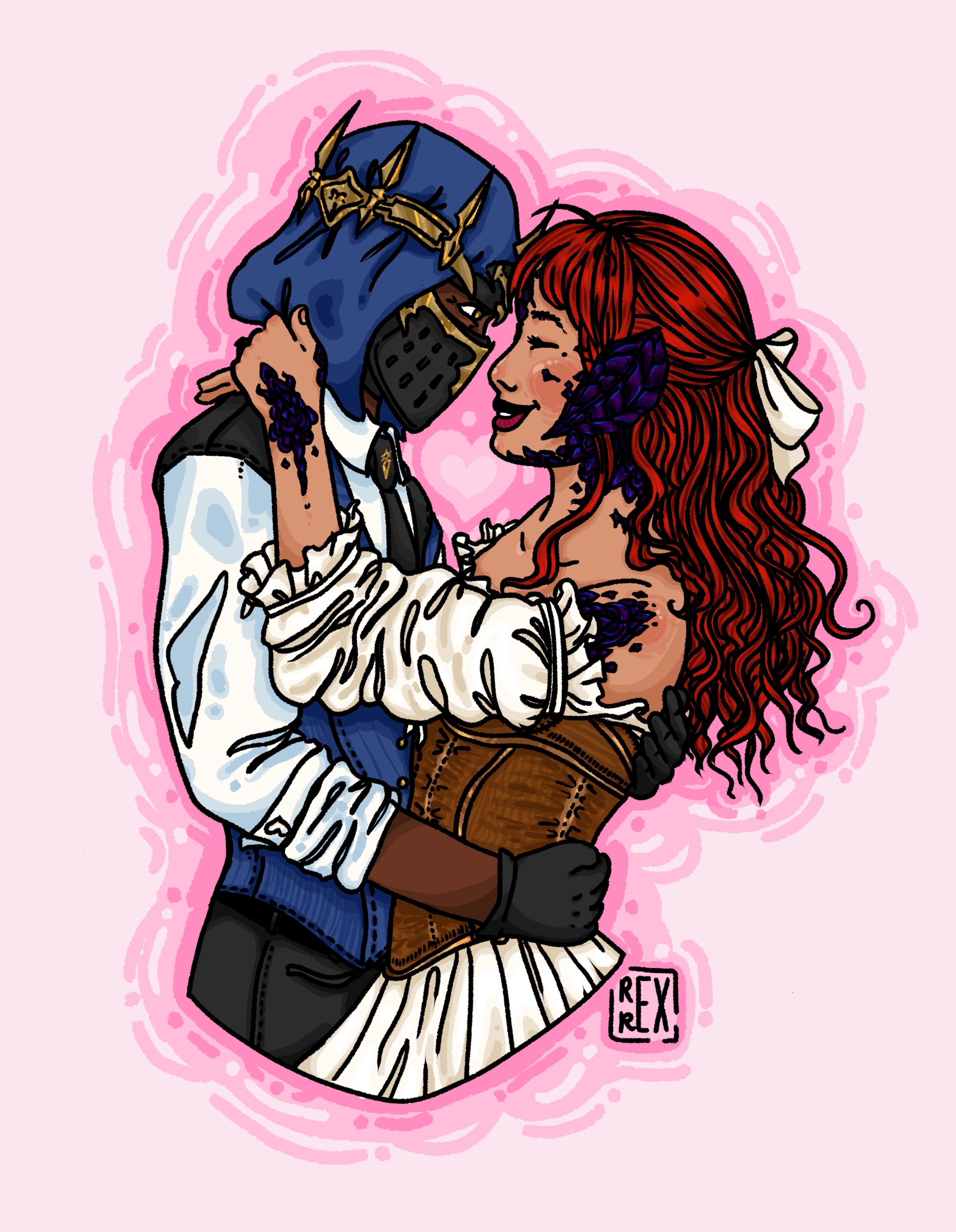 FFXIV Valentine's Day Commission, 2022