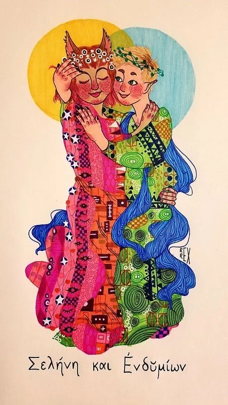 Selenae & Endumion - Anniversary Commission, 2018