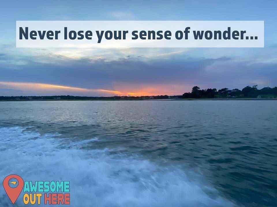 May you never lose your sense of wonder throughout life. The little things, the big things, the subtle things, the bold things...they all have a sense of wonder to them if you just look. 
#AwesomeOutHere #ENC