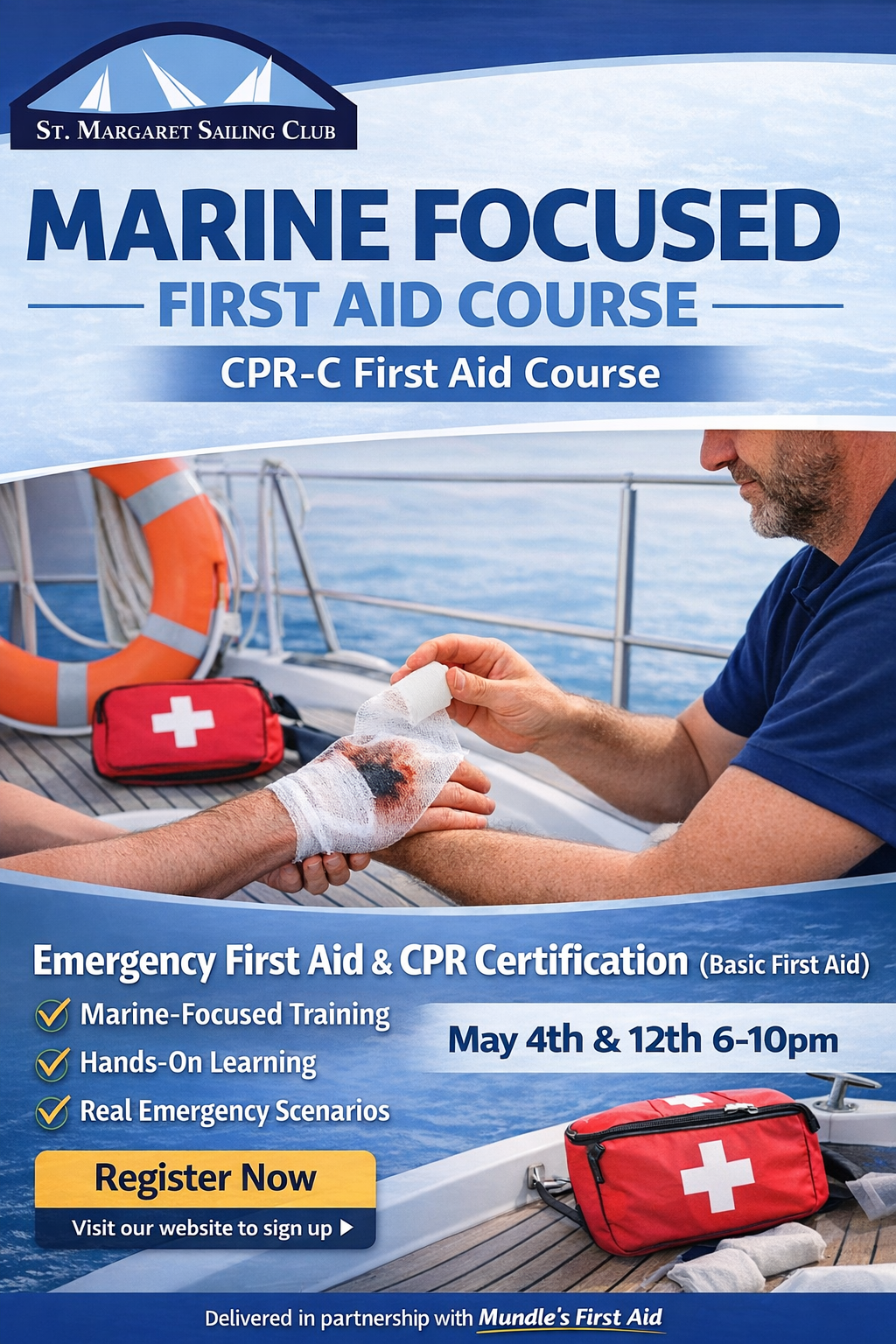 Bay Sail Able First Aid Course - Day 1