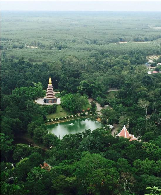 The view from Wat Phu Tok (วัดภูทอก) Beung Kan Isan