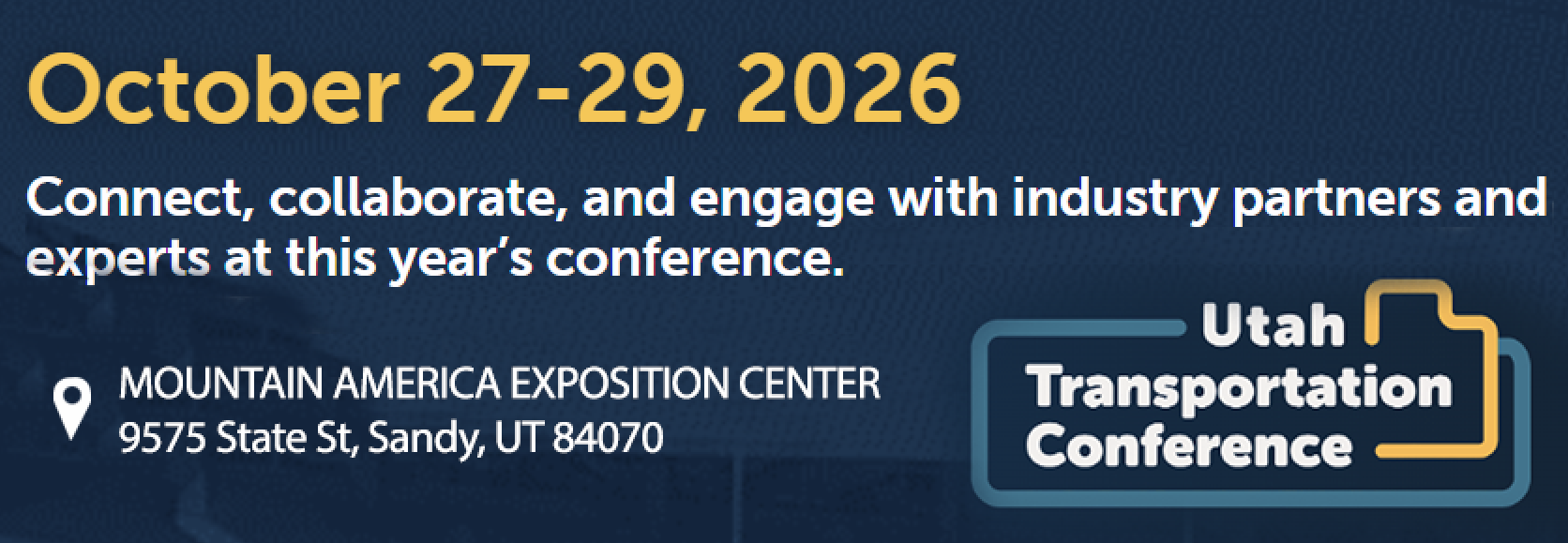 Marathon Power at Utah Transportation Conference October 27-29, 2026