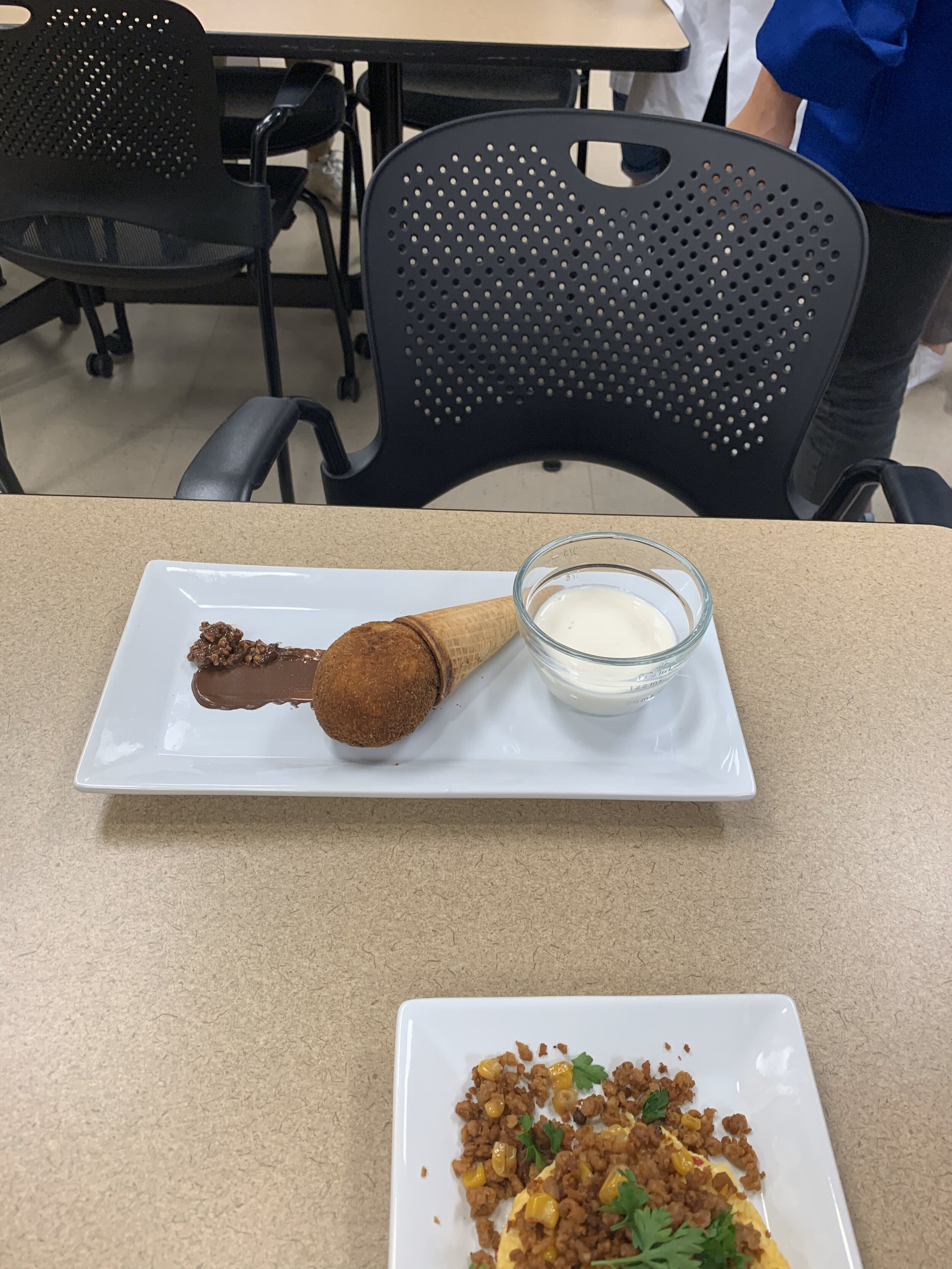 An ice cream dish created by a student group during a group activity (Copy) (Copy)