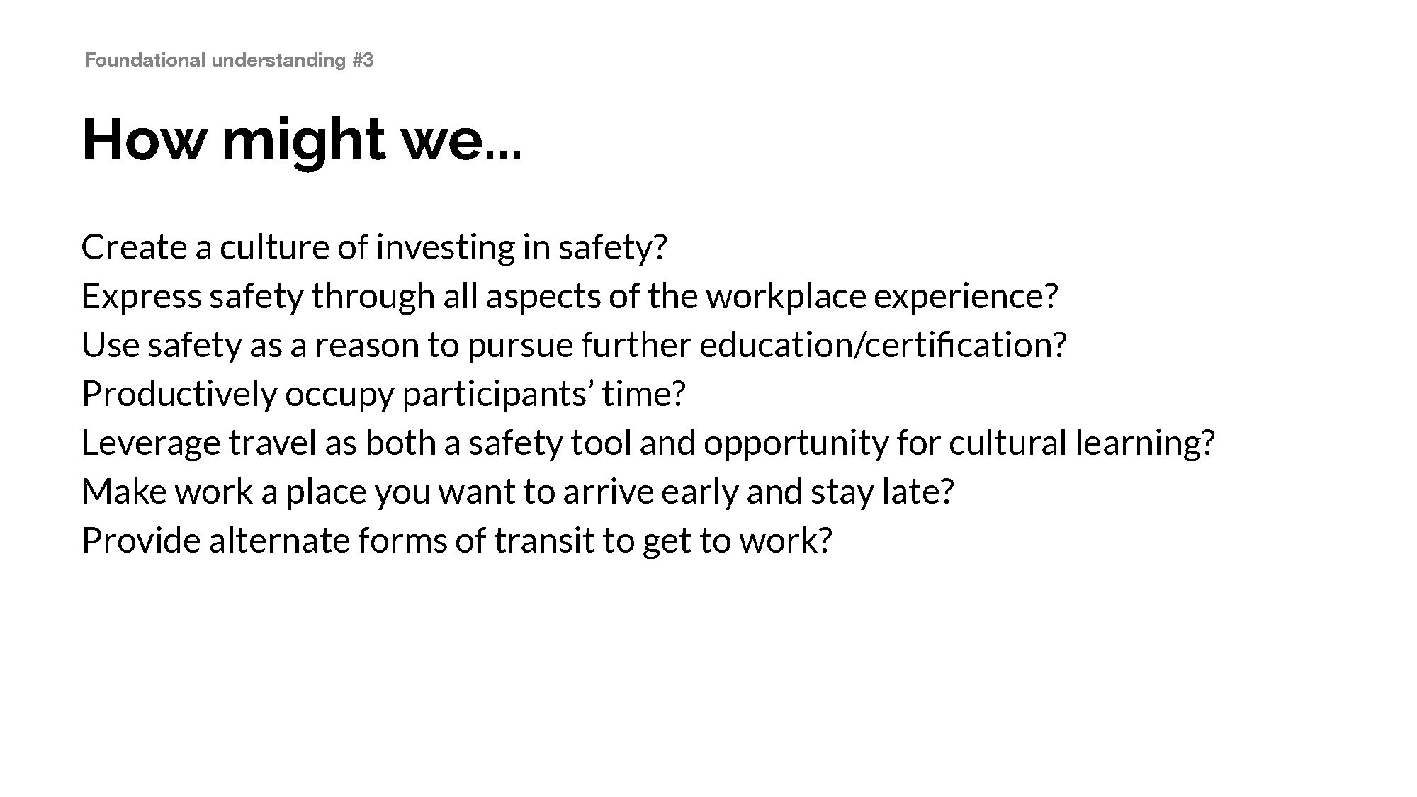 How might we...
