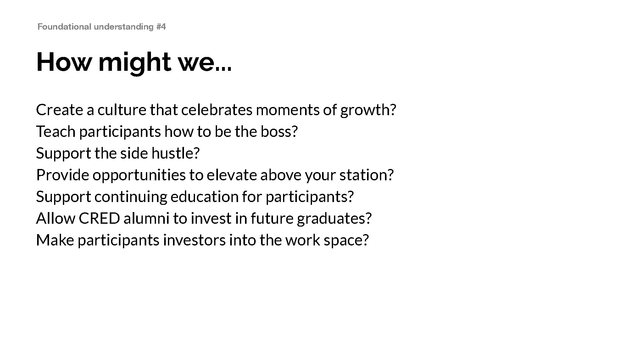 How might we...