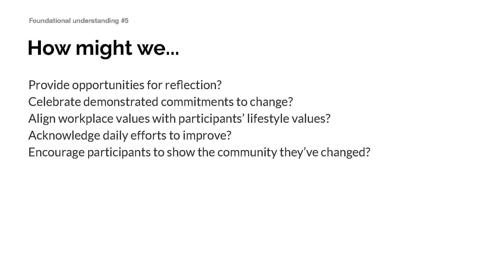 How might we...