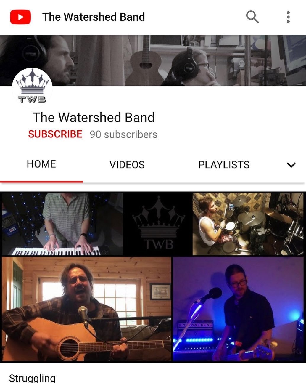 Have your checked out our #youtubechannel yet?? We post all of our #musicaldistancing videos on there as well as on Facebook ✌️ just search The Watershed Band on YouTube and we&rsquo;re the first ones that come up #thewatershedband #music #youtube