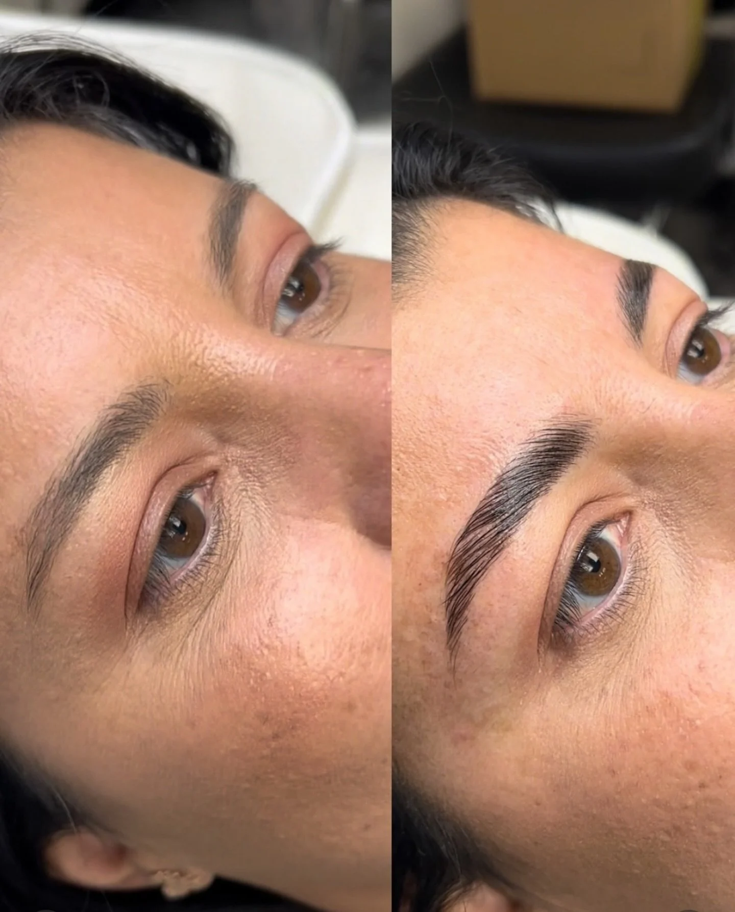 All I want for Christmas is a brow appointment with Bre ✨🥰 

🔂 Repost: @strip.nj If you want to see exactly what products she uses, go follow her. These brows didn&rsquo;t pop themselves. 😉✨

#browtint #browlamination #browshaping #browartist #oce