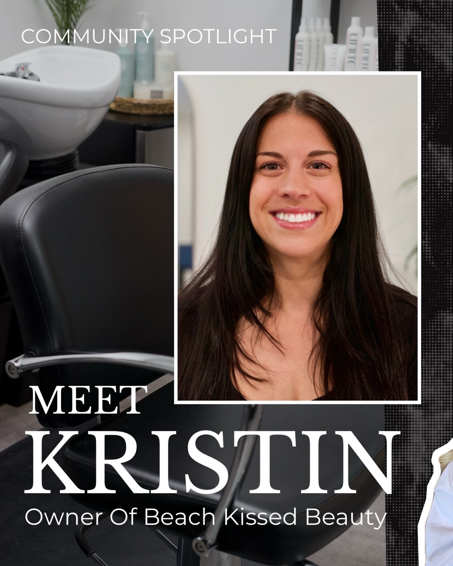Meet Kristin, owner of Beach Kissed Beauty. 🌊✨

For the past 18 years, she&rsquo;s been helping clients feel their best through blonding, color transformations, keratin treatments, and her signature Beach Kissed Beauty Blowout.

When she&rsquo;s not