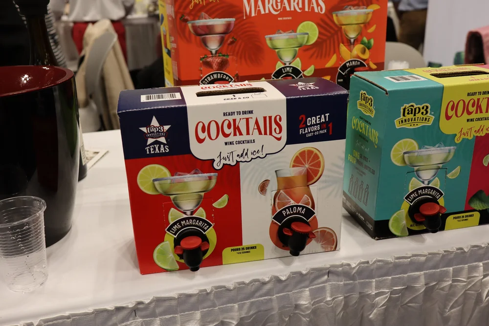  Another weakness of mine: innovative packaging. Tap3 Innovations makes ready-to-drink wine cocktails with multiple flavors per box. Sounds simple, but as a veteran creator of pitcher cocktails for parties, I’m in love with the idea of opening a box 