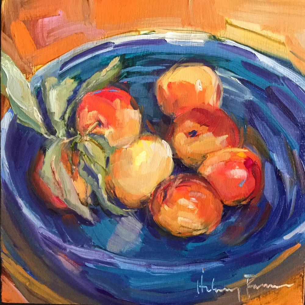 HILARY_FARMER_2019_Oil-Painting-Square_PEACH_PLUMS.JPG