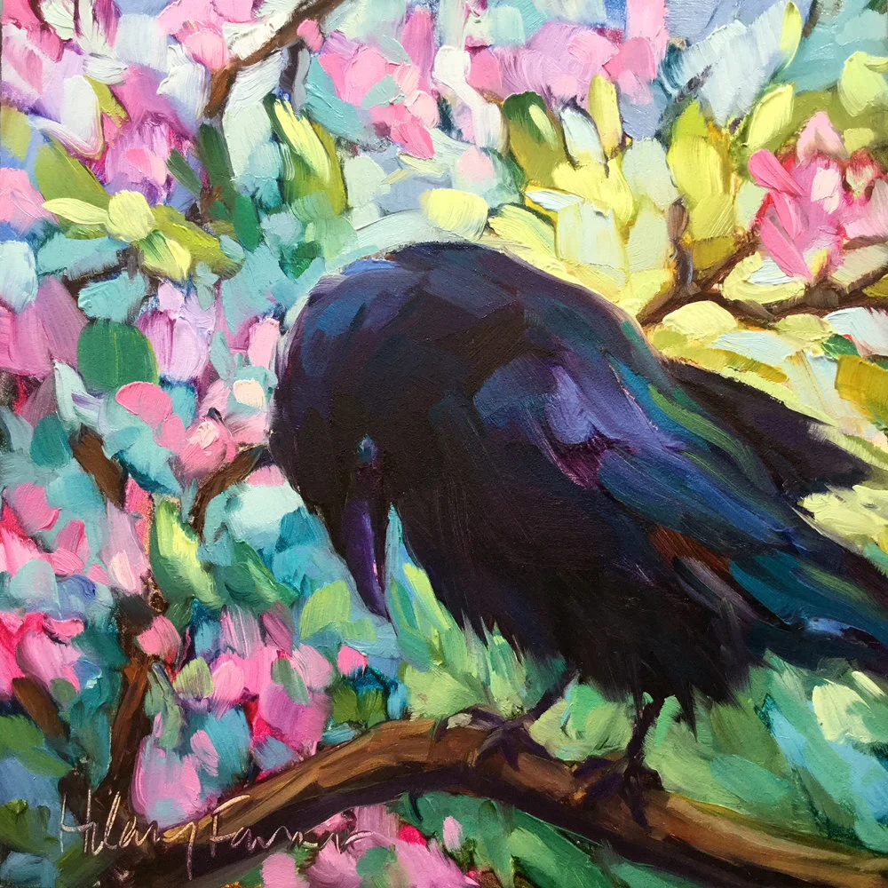 HILARY_FARMER_2018_Oil-Painting-Square_CROW_AND_BLOOMS.JPG