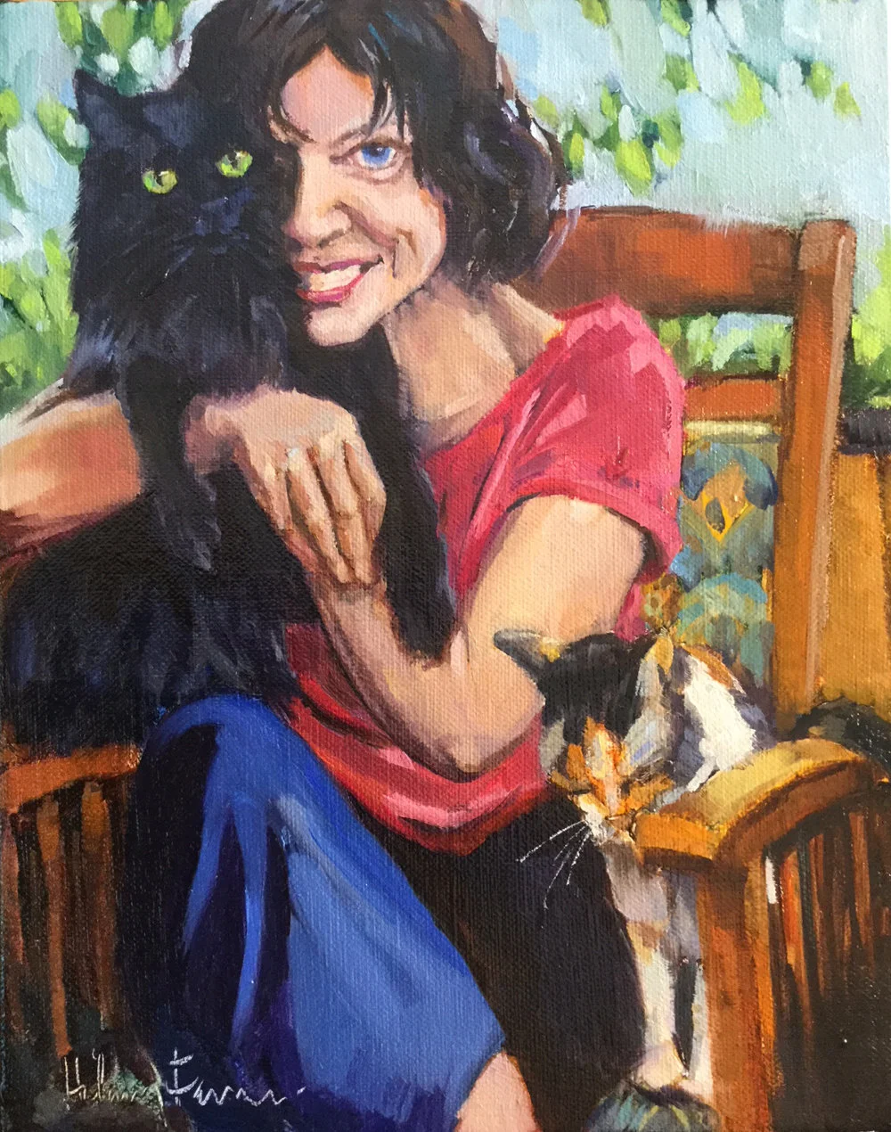 HILARY_FARMER_2018_Oil-Painting-Vertical_LISA_AND_FRIENDS.JPG