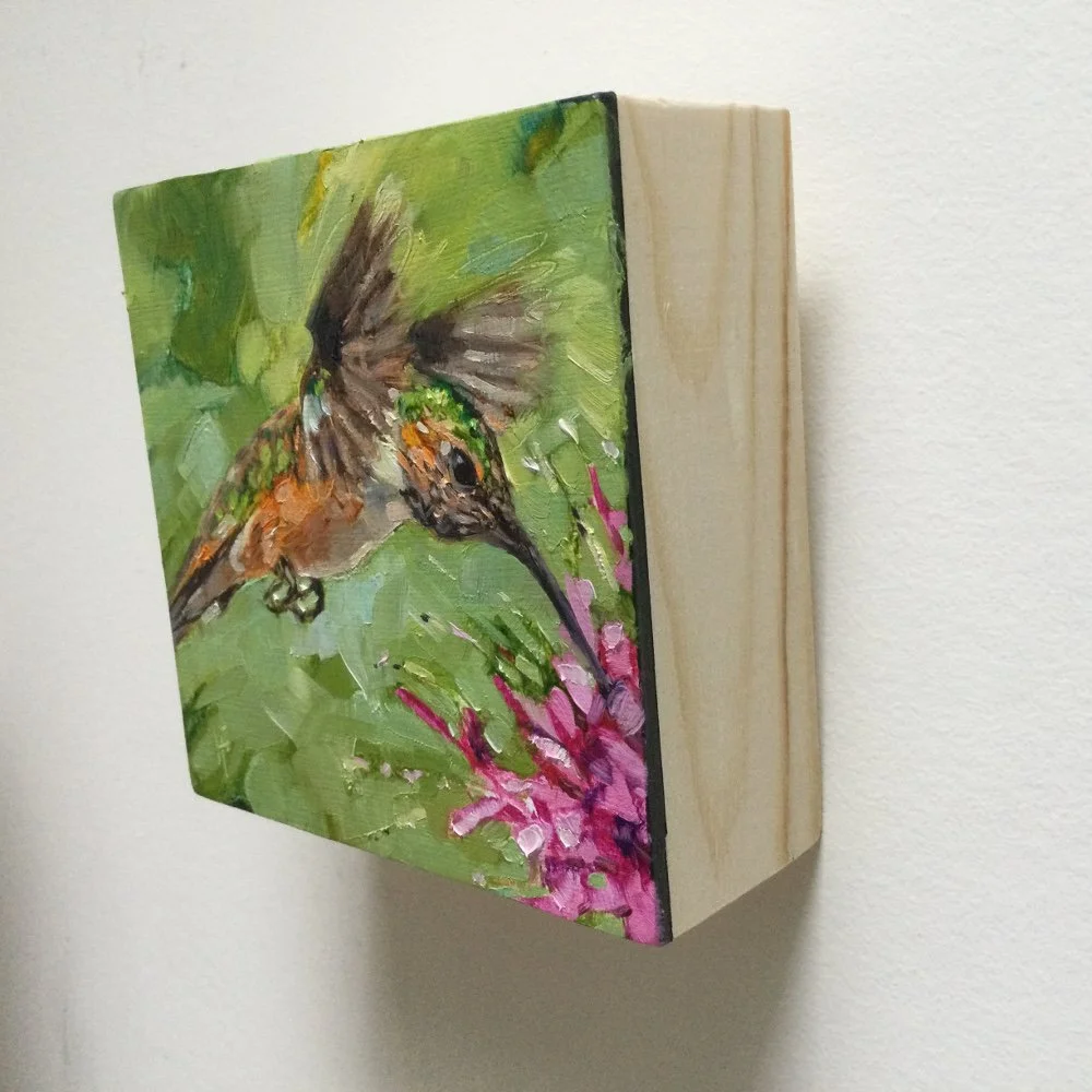 HILARY_FARMER_2021_Oil-Painting-Square_DAINTY_RUFOUS_V2.JPG