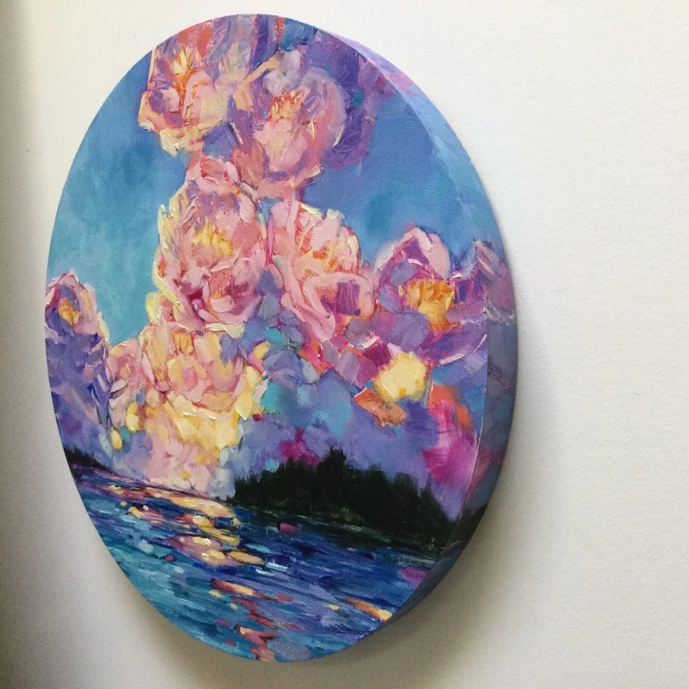 HILARY_FARMER_2021_Oil-Painting-Tondo_CLOUDS_LIKE_ROSES_AT_DAWN_V2.JPG