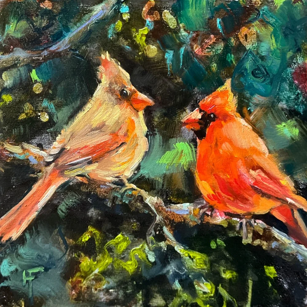 HILARY_FARMER_2026_Ink-Oil-Painting-Square_BIRDS-OF-A-FEATHER.jpg