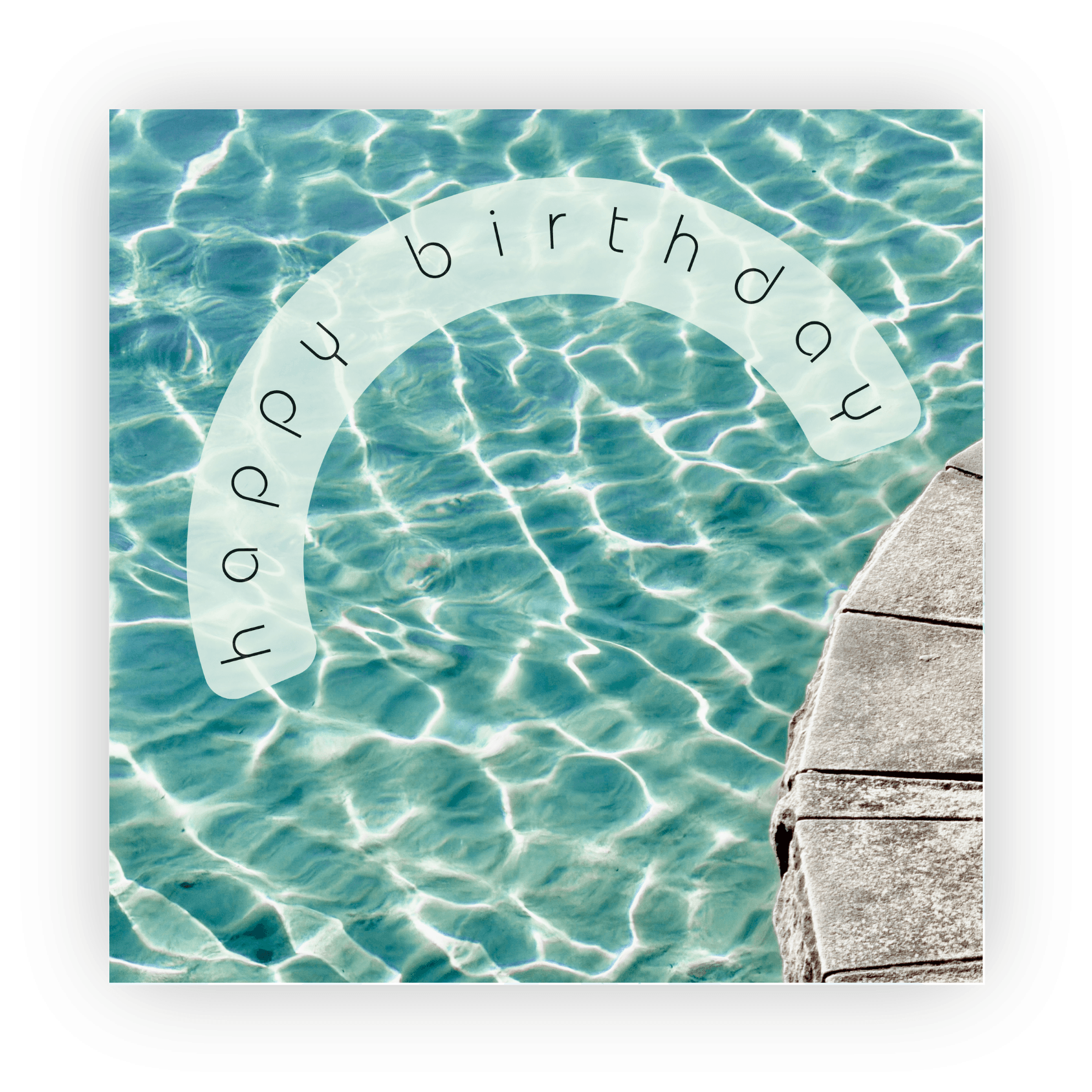 Happy Birthday 2 U card