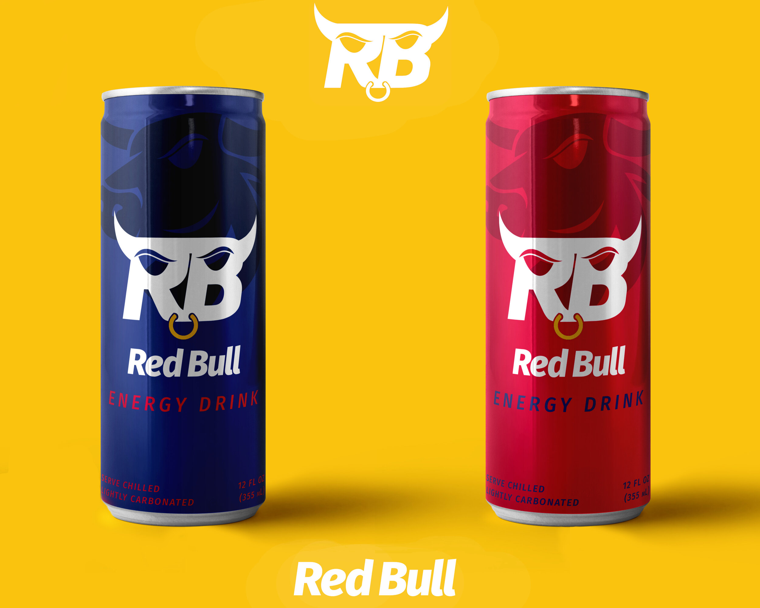 Red Bull can mockups